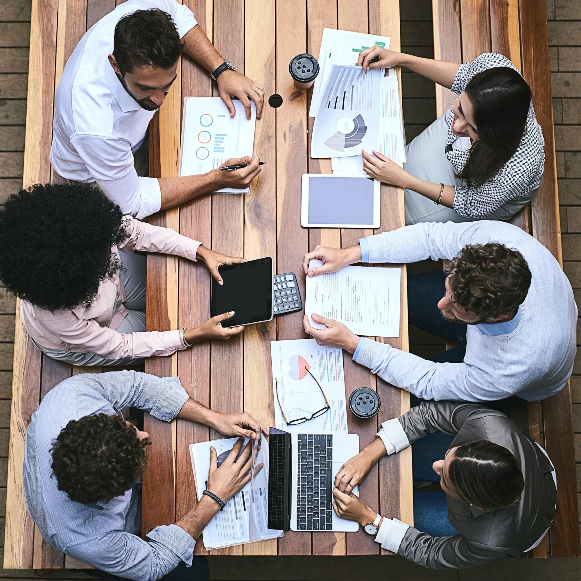 Matsyaa team collaboration in an enterprise working session