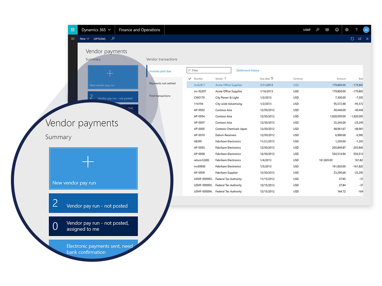 microsoft dynamics 365 for finance and operations